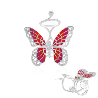 Bague en argent et Opale Welo (Dallas Prince Designs)