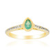 Bague en argent et Emeraude de Zambie