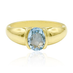 Bague en or et Aigue-marine de Medina