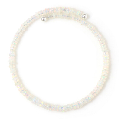 Bracelet en acier et Opale Welo (Riya)