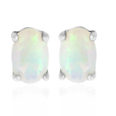 Boucles d'oreilles en argent et Opale Welo