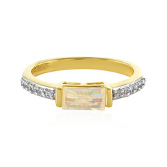 Bague en argent et Opale Welo