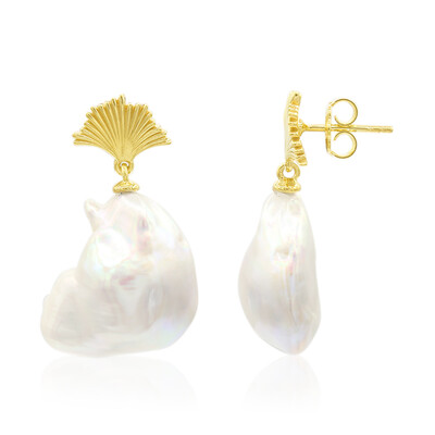 Boucles d'oreilles en argent et Perle de culture d'eau douce (TPC)