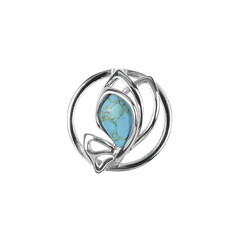 Pendentif en argent et Turquoise