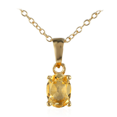 Collier en argent et Citrine