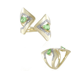 Bague en or et Grenat Tsavorite (de Melo)