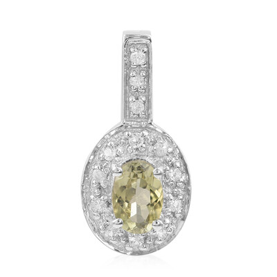 Pendentif en argent et Tourmaline