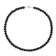 Collier en argent et Onyx noir