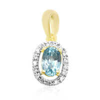 Pendentif en or et Zircon de Ratanakiri