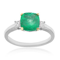 Bague en or et Emeraude de Colombie (CIRARI)
