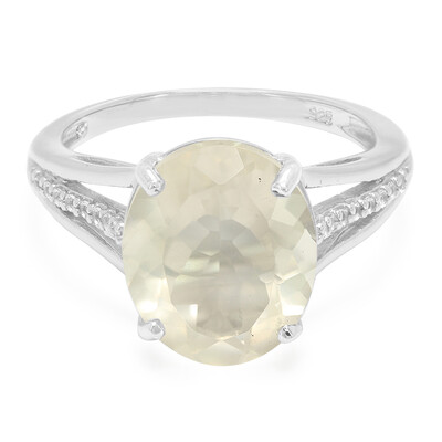 Bague en argent et Orthose
