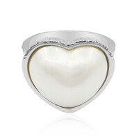 Bague en argent et Perle de Mabé (TPC)