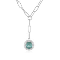 Collier en argent et Fluorite verte