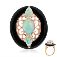 Bague en or et Opale Welo AAA (CIRARI)