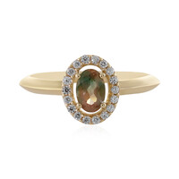Bague en or et Pierre du Soleil de l’Orégon