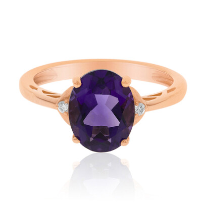 Bague en or et Améthyste