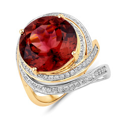 Bague en or et Tourmaline rose (SUHANA)