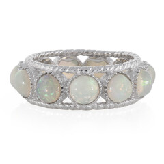 Bague en argent et Opale Welo