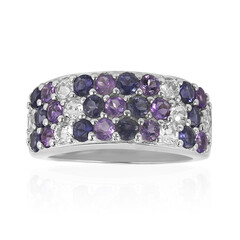 Bague en argent et Iolite