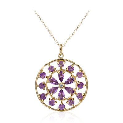 Collier en argent et Améthyste