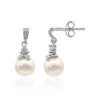 Boucles d'oreilles en argent et Perle de culture d'eau douce