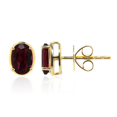 Boucles d'oreilles en or et Rubellite (Tenner Diniz)