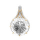 Pendentif en or et Danburite