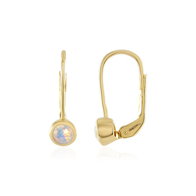Boucles d'oreilles en argent et Opale Welo