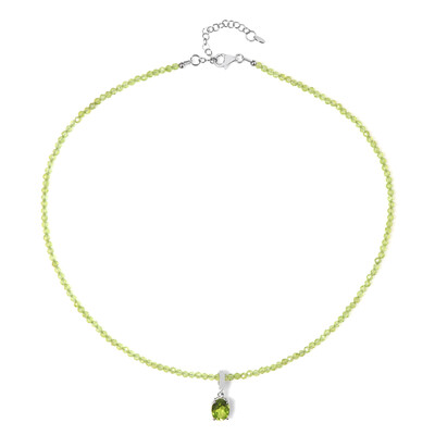 Collier en argent et Péridot