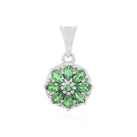 Pendentif en argent et Grenat Tsavorite