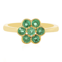 Bague en argent et Emeraude d'Ethiopie