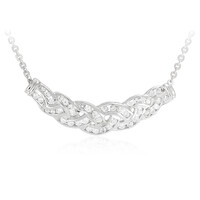 Collier en argent et Topaze blanche