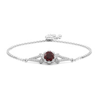 Bracelet en argent et Grenat Rhodolite (Remy Rotenier)