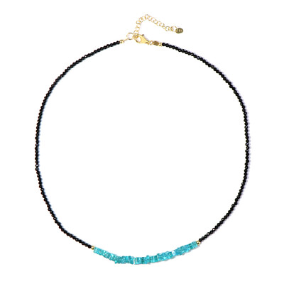Collier en argent et Apatite bleue