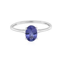 Bague en platine et Tanzanite AAA