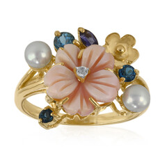 Bague en argent et Nacre
