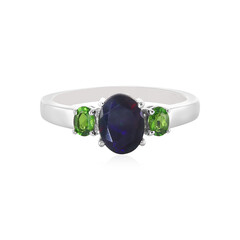 Bague en argent et Opale Mezezo