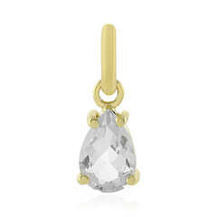 Pendentif en or et Topaze blanche
