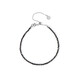 Bracelet en argent et Diamant noir (Adela Silber)