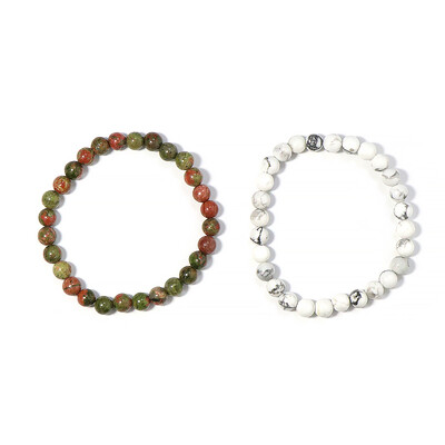 Bracelet et Unakite