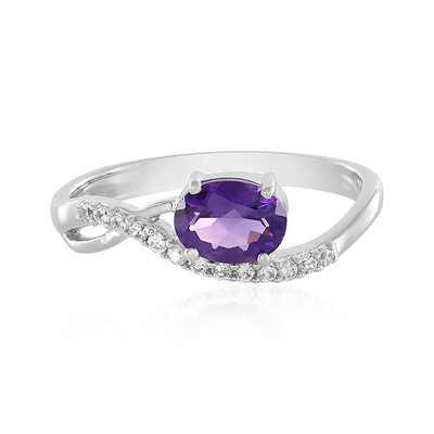 Bague en argent et Améthyste de Sibérie