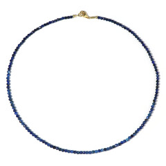 Collier en argent et Kyanite du Népal