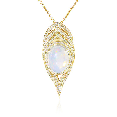 Collier en or et Opale Welo AAA (de Melo)