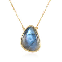 Collier en argent et Labradorite