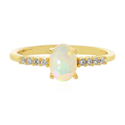 Bague en argent et Opale Welo