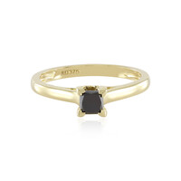 Bague en or et Diamant noir