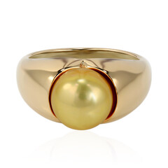 Bague en argent et Perle de culture d'eau douce (TPC)
