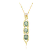 Collier en or et Saphir non chauffé (AMAYANI)