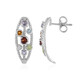 Boucles d'oreilles en argent et Grenat du Mozambique