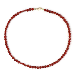 Collier en argent et Onyx rouge